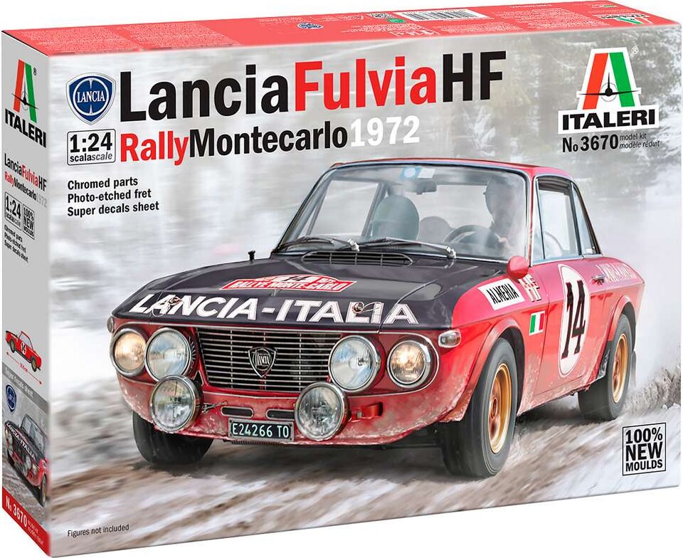 Italeri 3670 - Lancia Fulvia Hf Rally Montecarlo 1972 - 1:24