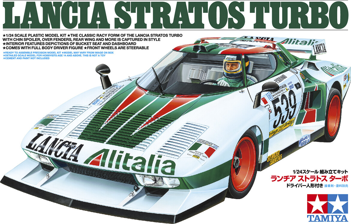 Tamiya - Lancia Stratos Turbo Modelbil Byggesæt - 1:24 - 25210