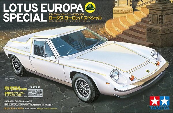 Tamiya - Lotus Europa Special Modelbil Byggesæt - 1:24 - 24358