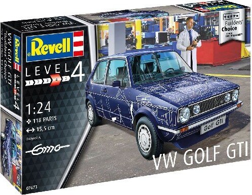 Billede af Revell - Vw Golf Gti Byggesæt Inkl. Maling - 1:24 - Level 4 - 67673 hos Gucca.dk