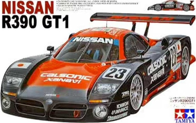 Tamiya - Nissan R390 Gt1 Modelbil Byggesæt - 1:24 - 24192