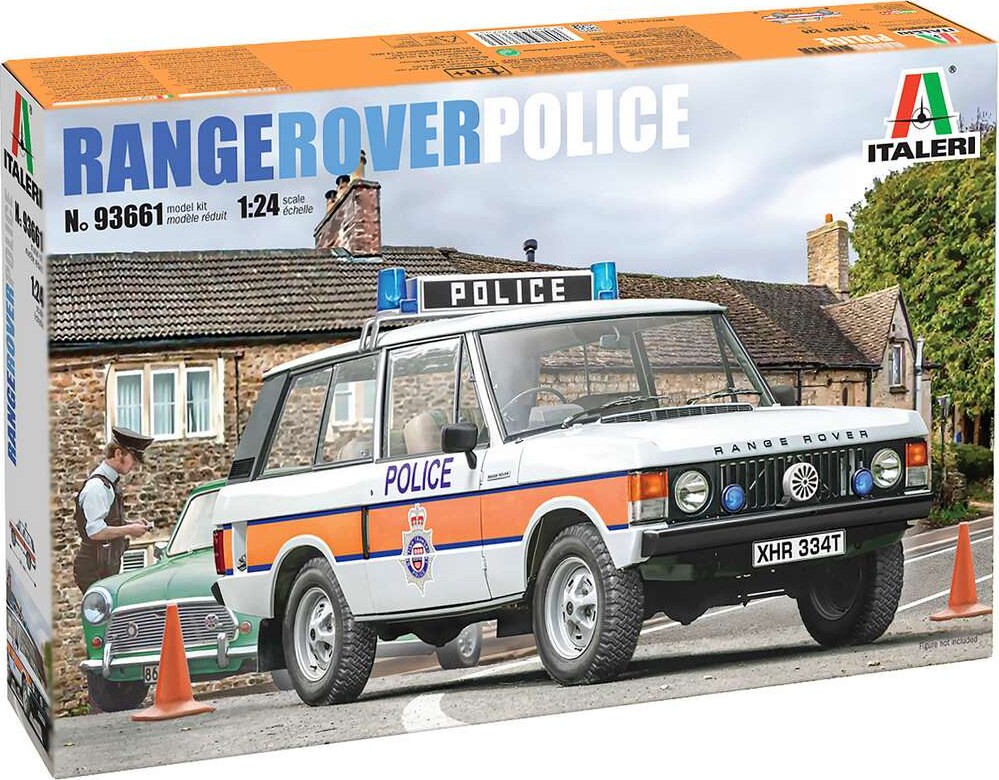 Italeri 93661 - Range Rover Police Model Bil Byggesæt - 1:24