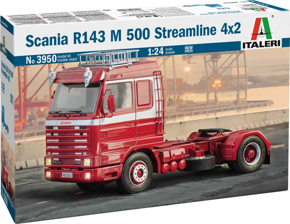 Se 1:24 Scania R143 M 500 Streamline 4x2 - 3950s hos Gucca.dk