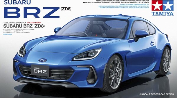 Tamiya - Subaru Brz Zd8 Modelbil Byggesæt - 1:24 - 24362