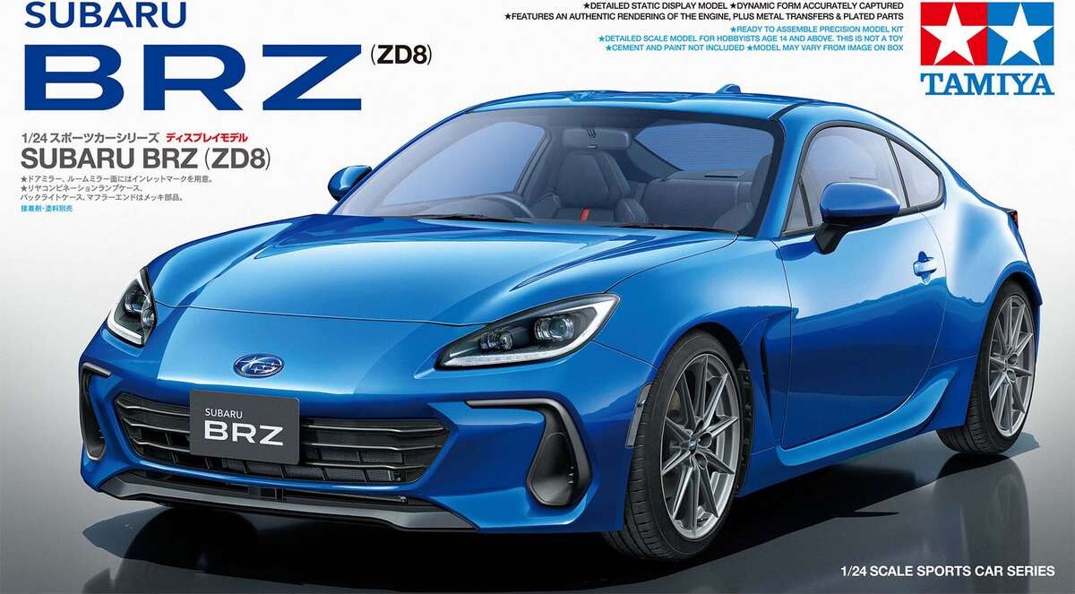 Tamiya - Subaru Brz Zd8 Modelbil Byggesæt - 1:24 - 24362