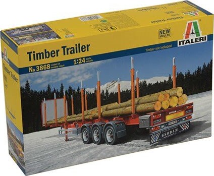Italeri - Timber Trailer Byggesæt - 1:24 - 3868