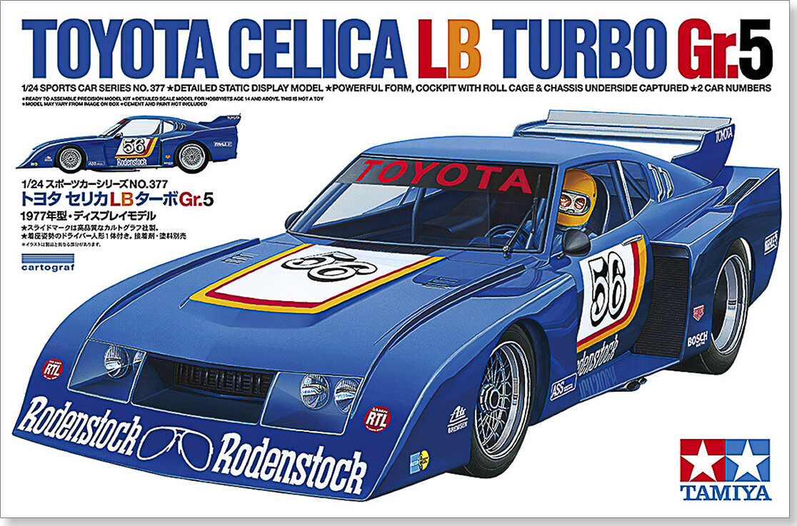 Tamiya 24377 - Toyota Celica Lb Turbo Gr.5 - Bil Byggesæt - 1:24