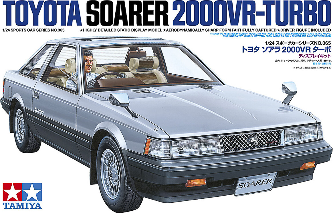 Tamiya - Toyota Soarer 2000vr-turbo Byggesæt - 1:24 - 24365