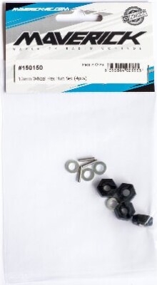 12mm Wheel Hex Hub Set (4pcs) - Mv150150 - Maverick Rc
