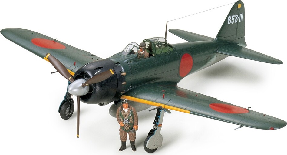 Tamiya - Mitsubishi A6m5 Zero Fighter Model 52 Zeke Byggesæt - 1:32 - 60318