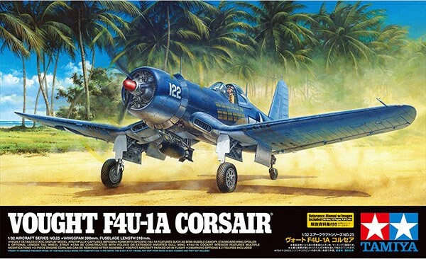 Tamiya - Vought F4u-1a Corsair Modelfly Byggesæt - 1:32 - 60325