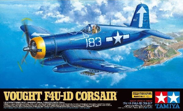 Tamiya - Vought F4u-1d Corsair Modelfly Byggesæt - 1:32 - 60327