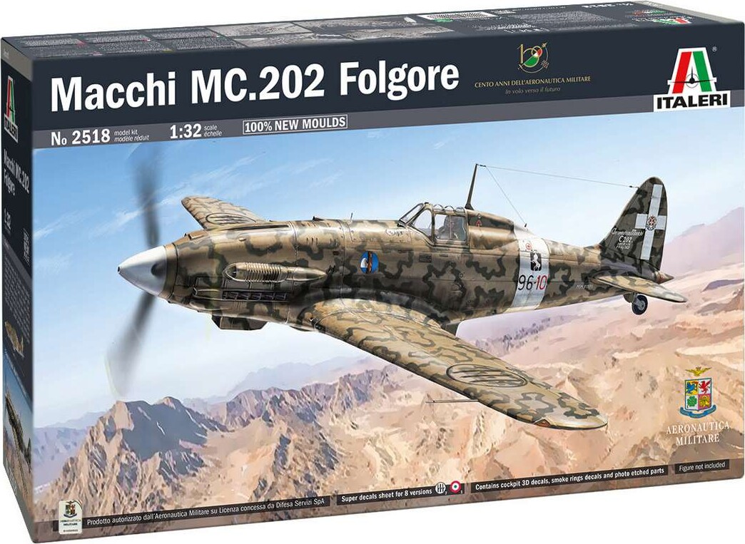 Se Italeri - Macchi Mc. 202 Folgore - 1:32 - 2518s hos Gucca.dk
