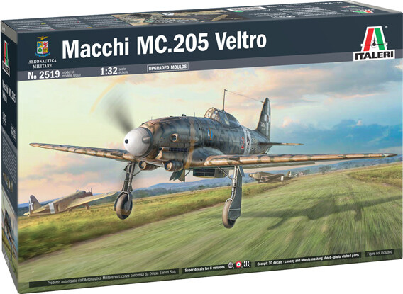 Italeri - Macchi Mc.205 Veltro Model Fly Byggesæt - 1:32 - 2519