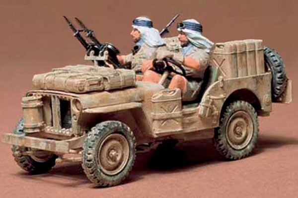 Tamiya - British Sas Jeep Byggesæt - 1:35 - 35033