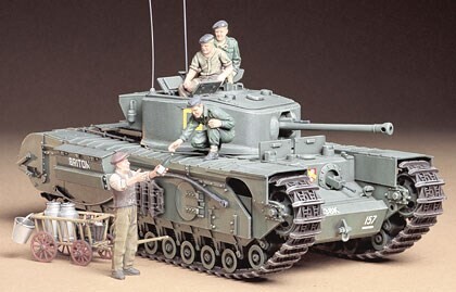 Tamiya - Churchill Tank Mkvii Model Tank Byggesæt - 1:35 - 35210