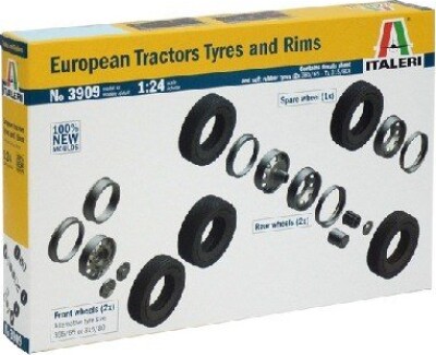 Se Italeri - European Tractors Tyres And Rims - 1:24 - 3909 hos Gucca.dk
