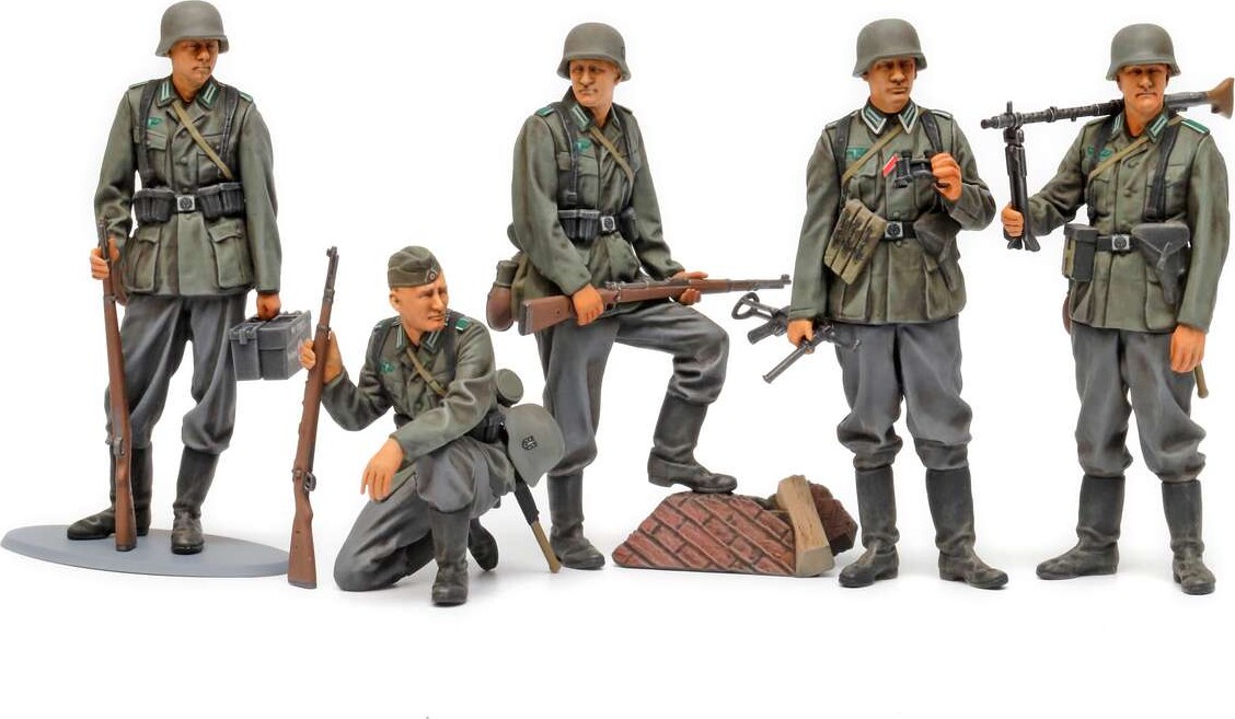 Tamiya - German Infantry Set Mid-wwii - Model Figurer - 1:35 - 35371