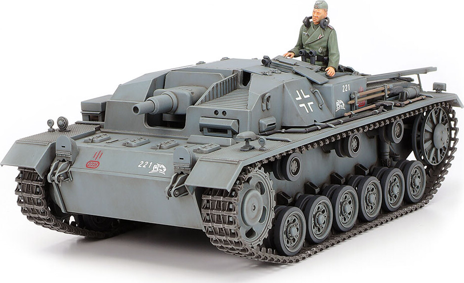 Tamiya - Sturmgeschutz Iii German Tank Byggesæt - 1:35 - 35281