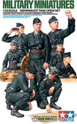 Tamiya - Wehrmacht Tank Crew Set - Model Figurer - 1:35 - 35354