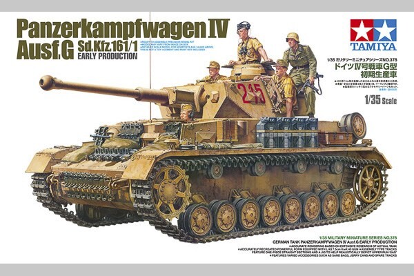 Se Tamiya - Panzerkampfwagen Iv Ausf. G Tank Byggesæt - 1:35 - 35378 hos Gucca.dk