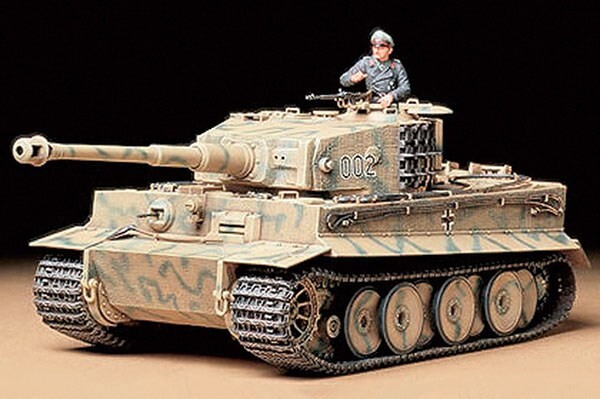 Tamiya - Tiger I Mid Production Tank Byggesæt - 1:35 - 35194
