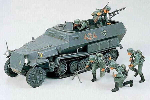 Tamiya - German Hanomag Sdkfz 251/1 Tank Byggesæt - 1:35 - 35020