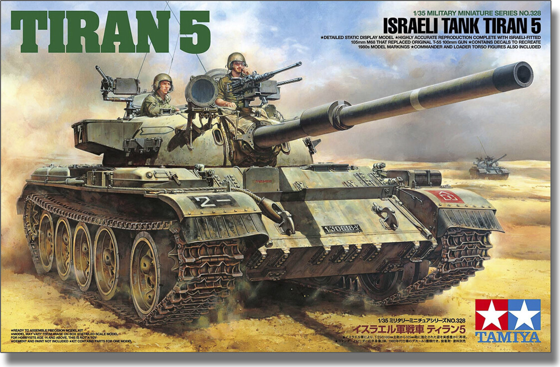 Tamiya 35328 - Israeli Tank Tiran 5 - Model Tank Byggesæt - 1:35