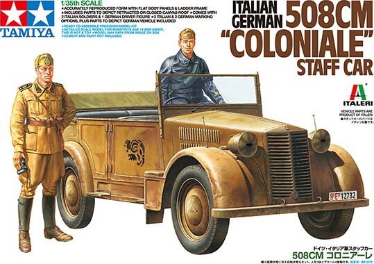 Billede af Tamiya - Italian German 508cm Coloniale Byggesæt - 1:35 - 37014