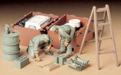 Tamiya - Kampvognsmekanikere - Model Figurer - 1/35 - 35180