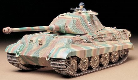 Tamiya - King Tiger Porsche Turret Tank Byggesæt - 1:35 - 35169