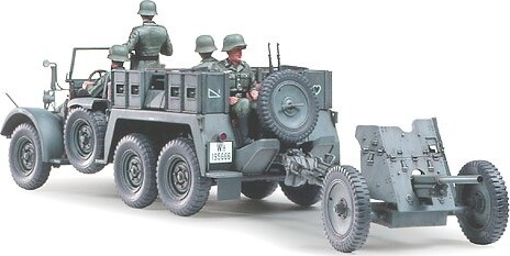 Tamiya - Krupp Towtruck M/37mm Pak - 1/35 - 35259