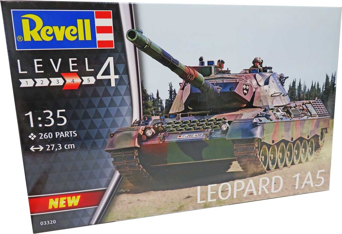 Billede af Revell - Leopard 1a5 Tank Byggesæt - 1:35 - Level 4 - 03320 hos Gucca.dk