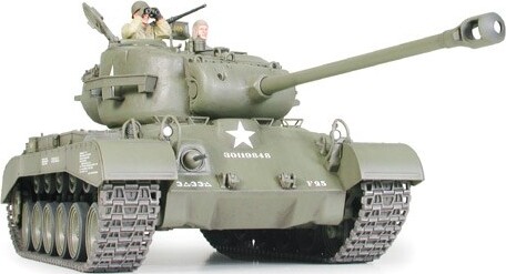 Se Tamiya - M26 Pershing Model Tank Byggesæt - 1:35 - 35254 hos Gucca.dk