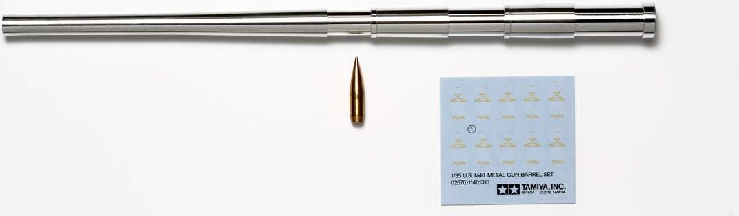 Tamiya - M40 Metal Barrel - 1/35 - 12670