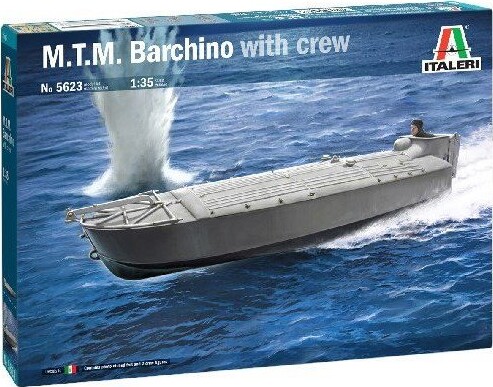 Se Italeri - M.t.m. Barchino Skib Byggesæt Med Crew - 1:35 - 5623 hos Gucca.dk