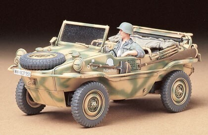 Tamiya - Schwimmwagen Type 166 Vogn Byggesæt - 1:35 - 35224
