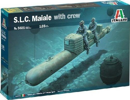 Billede af Italeri - S.l.c. Maiale Skib Byggesæt Med Crew - 1:35 - 5621