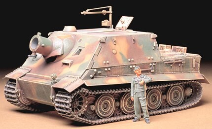 Tamiya - Sturmtiger Med Interiør Tank Byggesæt - 1:35 - 35177