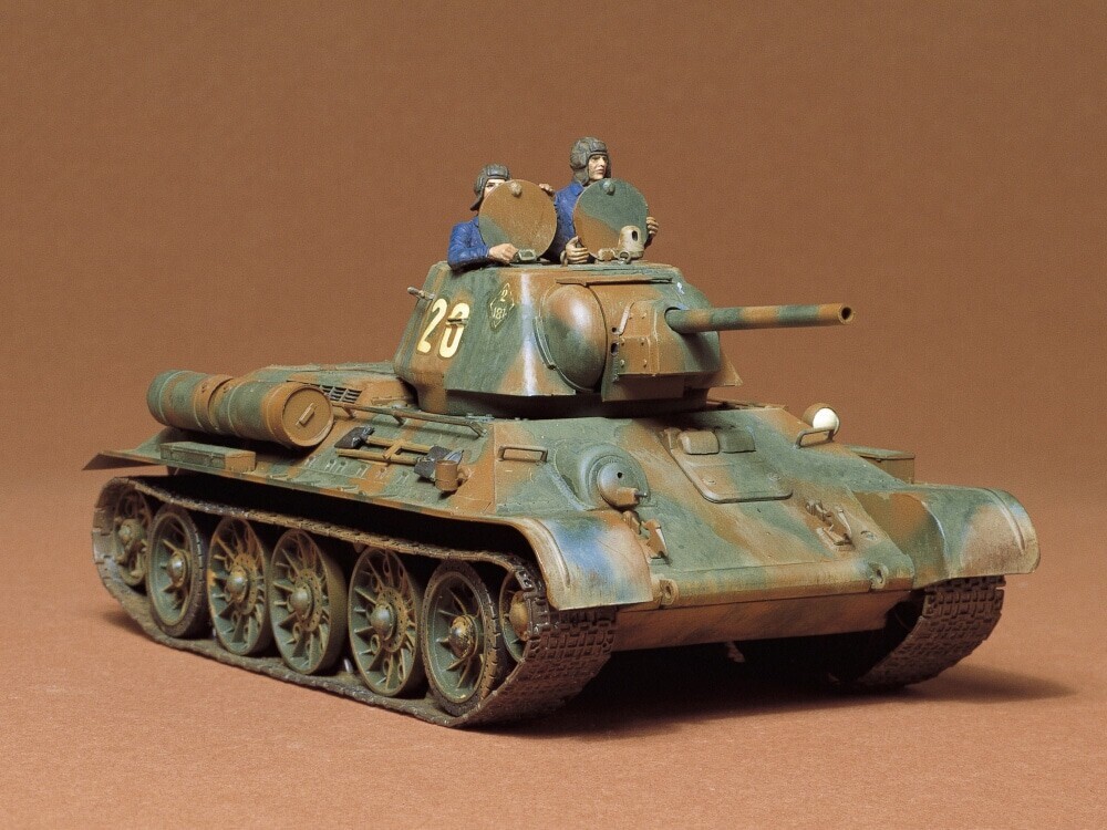 Tamiya - T34/76 Russisk Model Tank Byggesæt - 1:35 - 35059