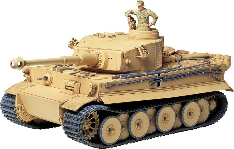 Tamiya - Tiger I Afrika Initial Production Byggesæt - 1:35 - 35227