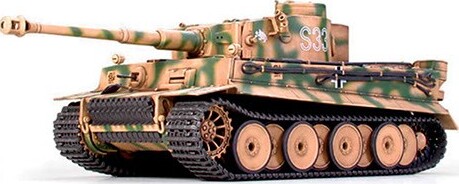 Billede af Tamiya - Tiger I Late Version Model Tank Byggesæt - 1:35 - 35146