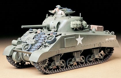 Tamiya - M4 Sherman Early Us Tank Byggesæt - 1:35 - 35190