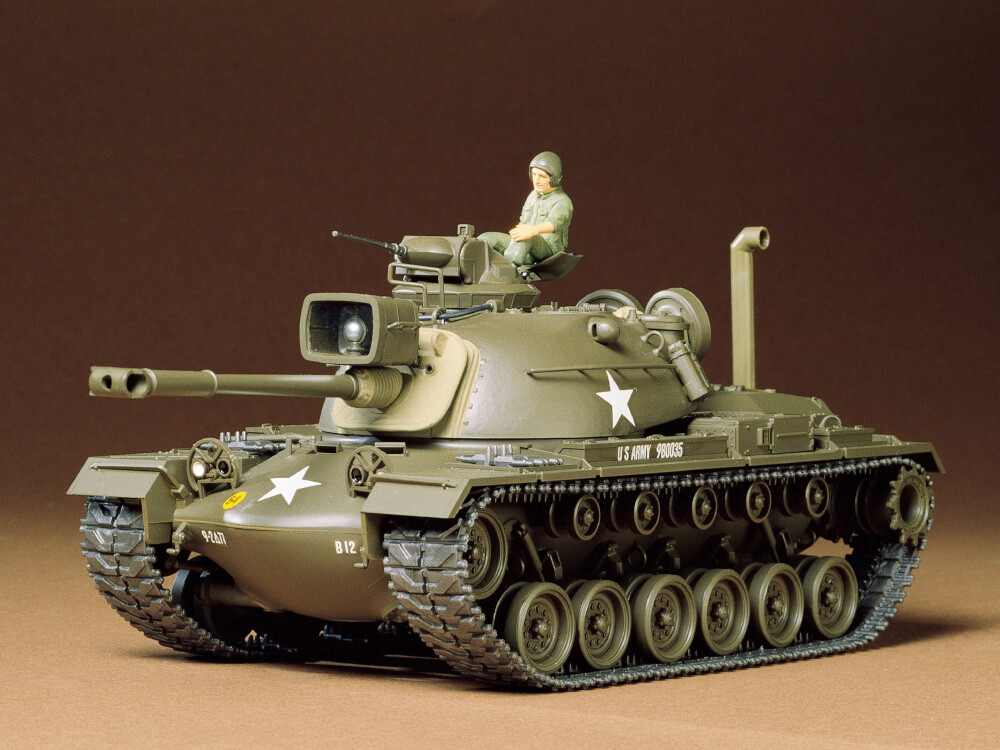 Billede af Tamiya - M48a3 Patton Us Model Tank Byggesæt - 1:35 - 35120