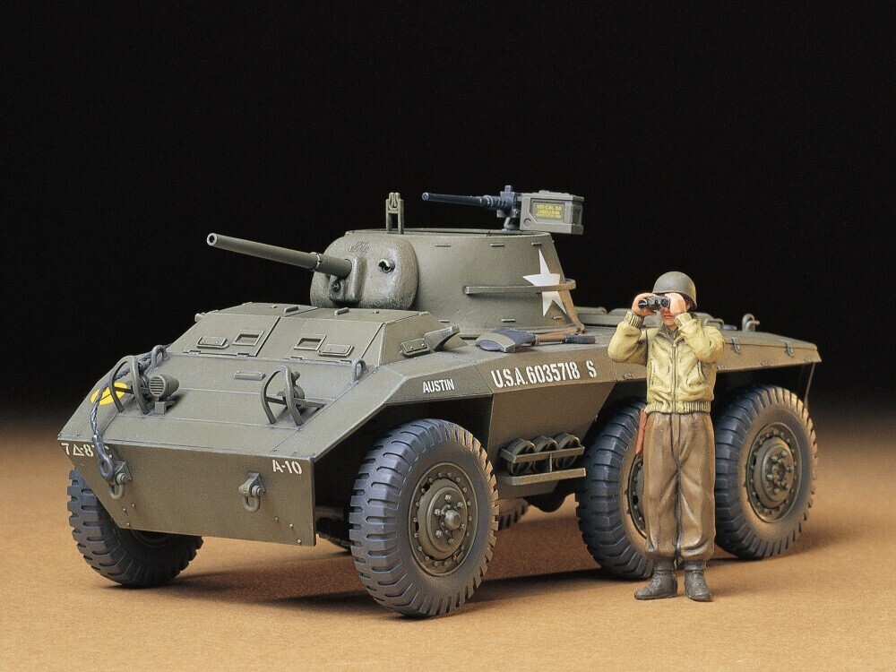Tamiya - M8 Greyhound Armored Us Bil Byggesæt - 1:35 - 35228