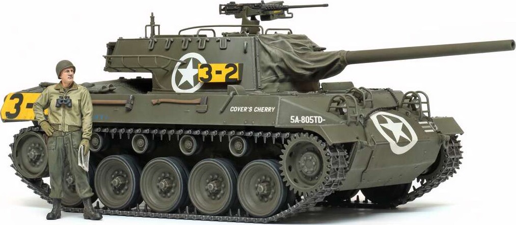 Tamiya - M18 Hellcat U.s. Tank Destroyer Byggesæt - 1:35 - 35376