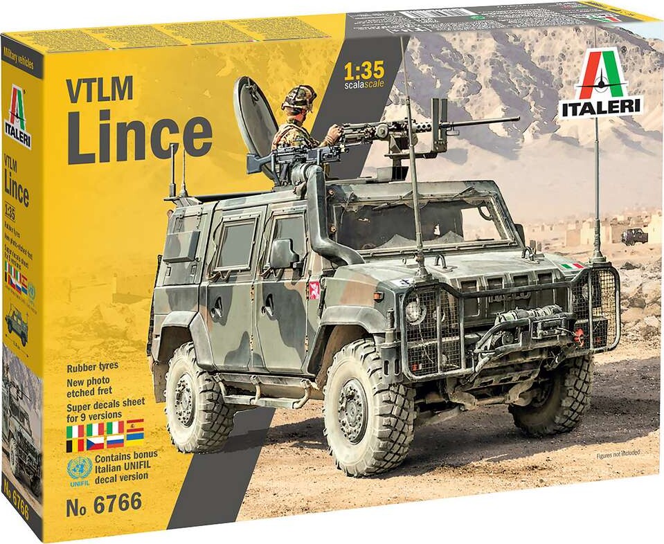 Italeri 6766 - Vtlm Lince Model Køretøj Byggesæt - 1:35