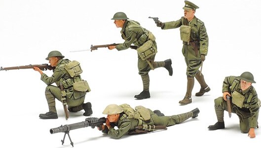 Billede af Tamiya - Wwi British Infantry Set - Model Figurer - 1:35 - 35339