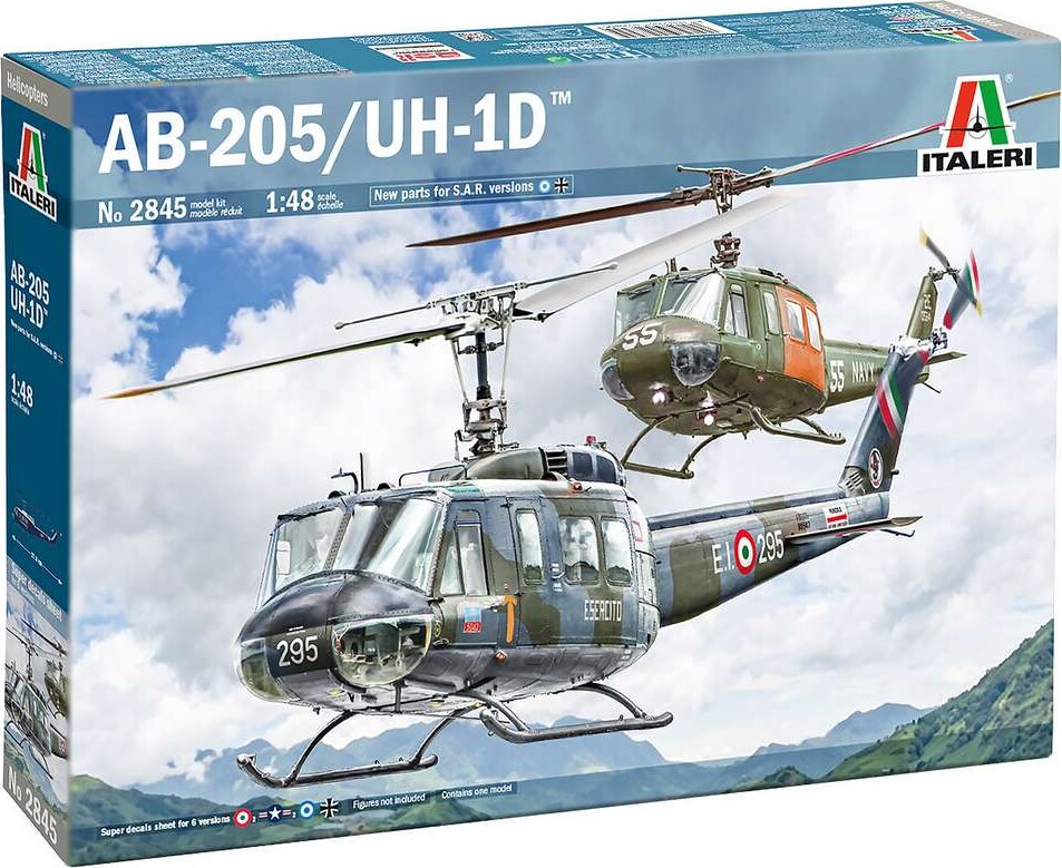 1:48 Ab-205 / Uh-1d 'sar' - 2845s - Italeri