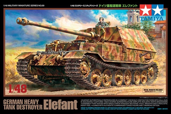 Tamiya German Heavy Tank Destroyer "Elefant" - Modelkampvogn